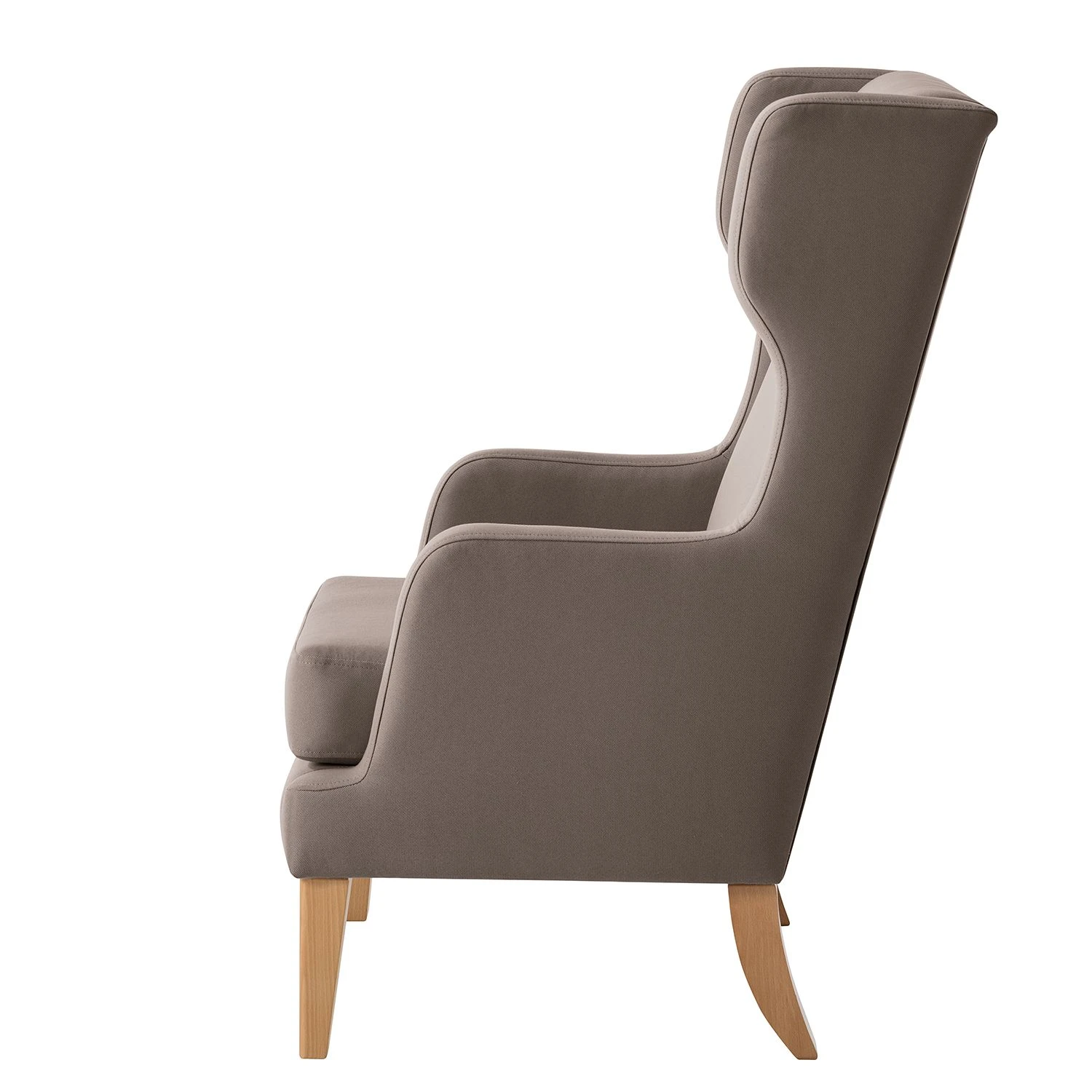 Mørteens Ohrensessel Grenfell Webstoff - Taupe 4 Mørteens Ohrensessel Grenfell Webstoff - Taupe – Bild 4