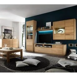 Naturoo Wohnwand Structura II (4-teilig) - Eiche Bianco -Wohnzimmermöbel boutique en ligne 1000063947 200811 13510000191 MOOD DETAILS P000000001000063947 mood