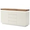 Fredriks Sideboard Roble I - Inkl. Beleuchtung - Eiche / Matt Weiß