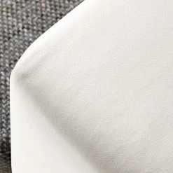 Fredriks Ecksofa Dublin II - (mit Schlaffunktion / beidseitig montierbar) - Kunstleder/Strukturstoff - Weiß / Grau -Wohnzimmermöbel boutique en ligne 1000073164 210614 18404200602 DETAILS P000000001000073164