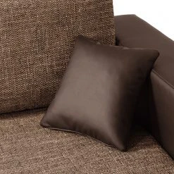 Fredriks Ecksofa Dublin II - (mit Schlaffunktion / beidseitig montierbar) - Kunstleder/Strukturstoff - Dunkelbraun / Braun -Wohnzimmermöbel boutique en ligne 1000073166 210614 18404300628 DETAILS P000000001000073166