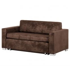 Mooved Schlafsofa Latina Antiklederoptik - Dunkelbraun - Breite: 170 cm -Wohnzimmermöbel boutique en ligne 1000073174 211221 09205900264 DETAILS P000000001000073174