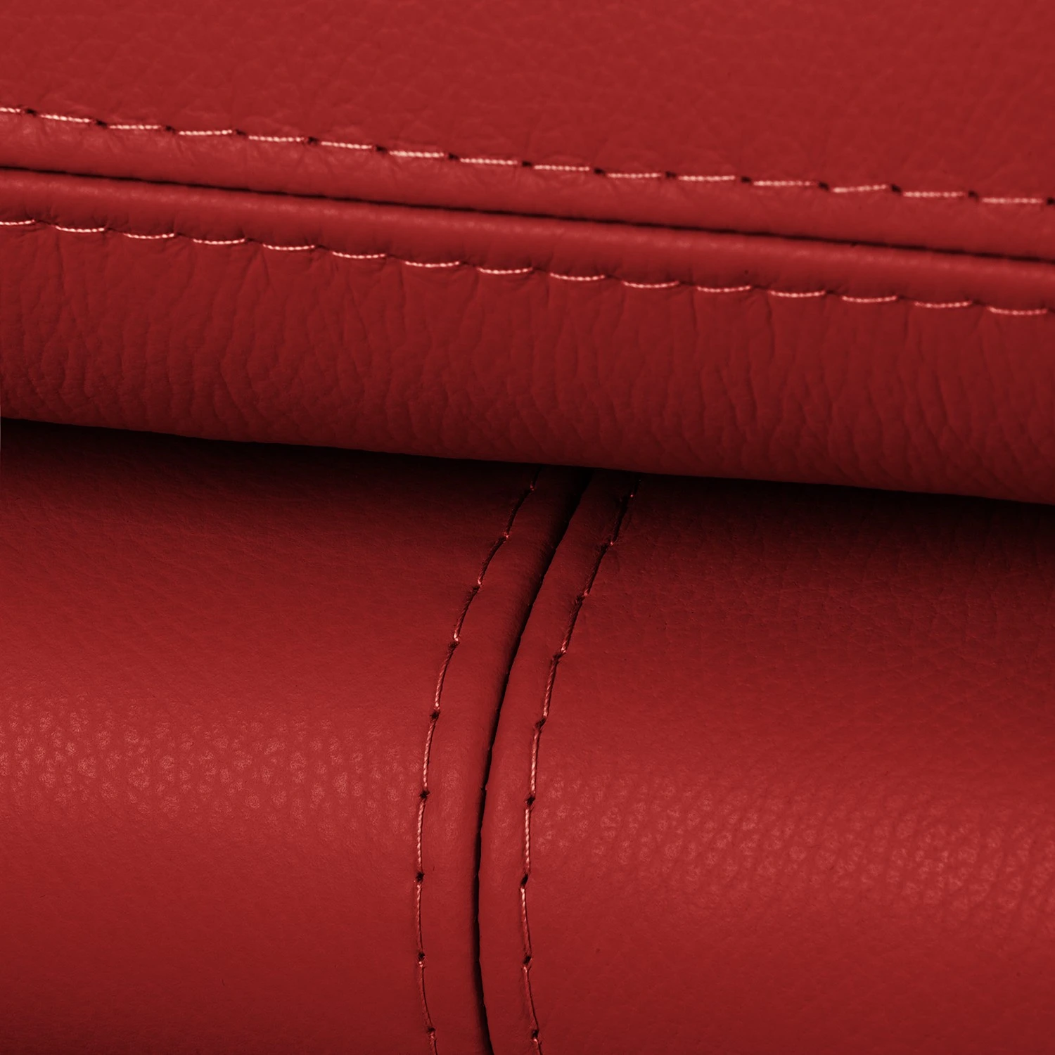 Sofa Capri (3-Sitzer) - Echtleder Mabel: Rot 9 Sofa Capri (3-Sitzer) - Echtleder Mabel: Rot – Bild 9