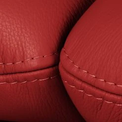 Sofa Capri (2-Sitzer) - Echtleder Mabel: Rot -Wohnzimmermöbel boutique en ligne 1000073313 220304 090 DETAILS P000000001000073313