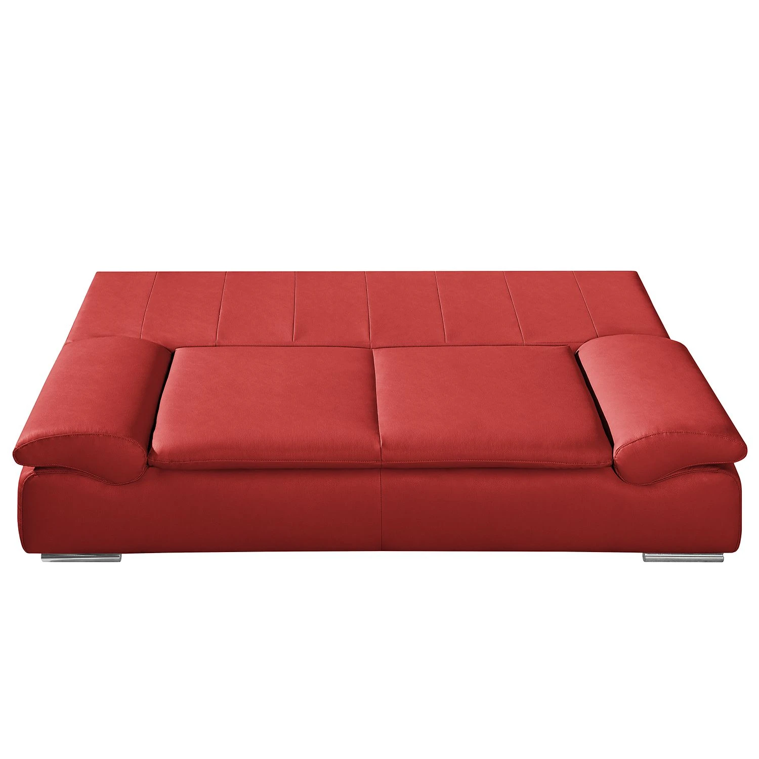 Fredriks Schlafsofa Norris II - Echtleder Rot 12 Fredriks Schlafsofa Norris II - Echtleder Rot – Bild 12