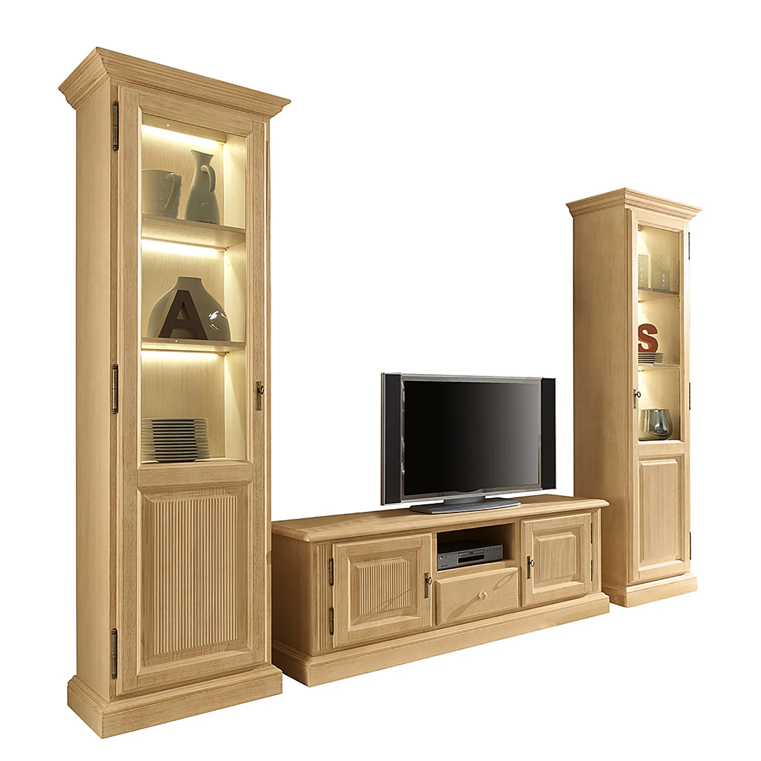 Ridgevalley TV Lowboard Breddin I - Pinie massiv 3 Ridgevalley TV Lowboard Breddin I - Pinie massiv – Bild 3