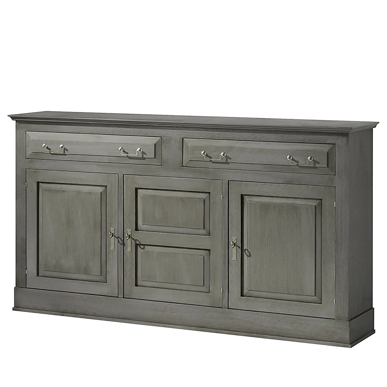 Maison Belfort Sideboard Azjana - Pinie massiv - Grau 1 Maison Belfort Sideboard Azjana - Pinie massiv - Grau