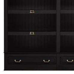 Maison Belfort Bücherregal Azjana I - Schwarz -Wohnzimmermöbel boutique en ligne 1000084337 201004 11404800408 DETAILS P000000001000084337