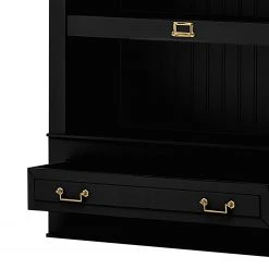 Maison Belfort Bücherregal Azjana II - Schwarz -Wohnzimmermöbel boutique en ligne 1000084347 201004 11423600439 DETAILS P000000001000084347