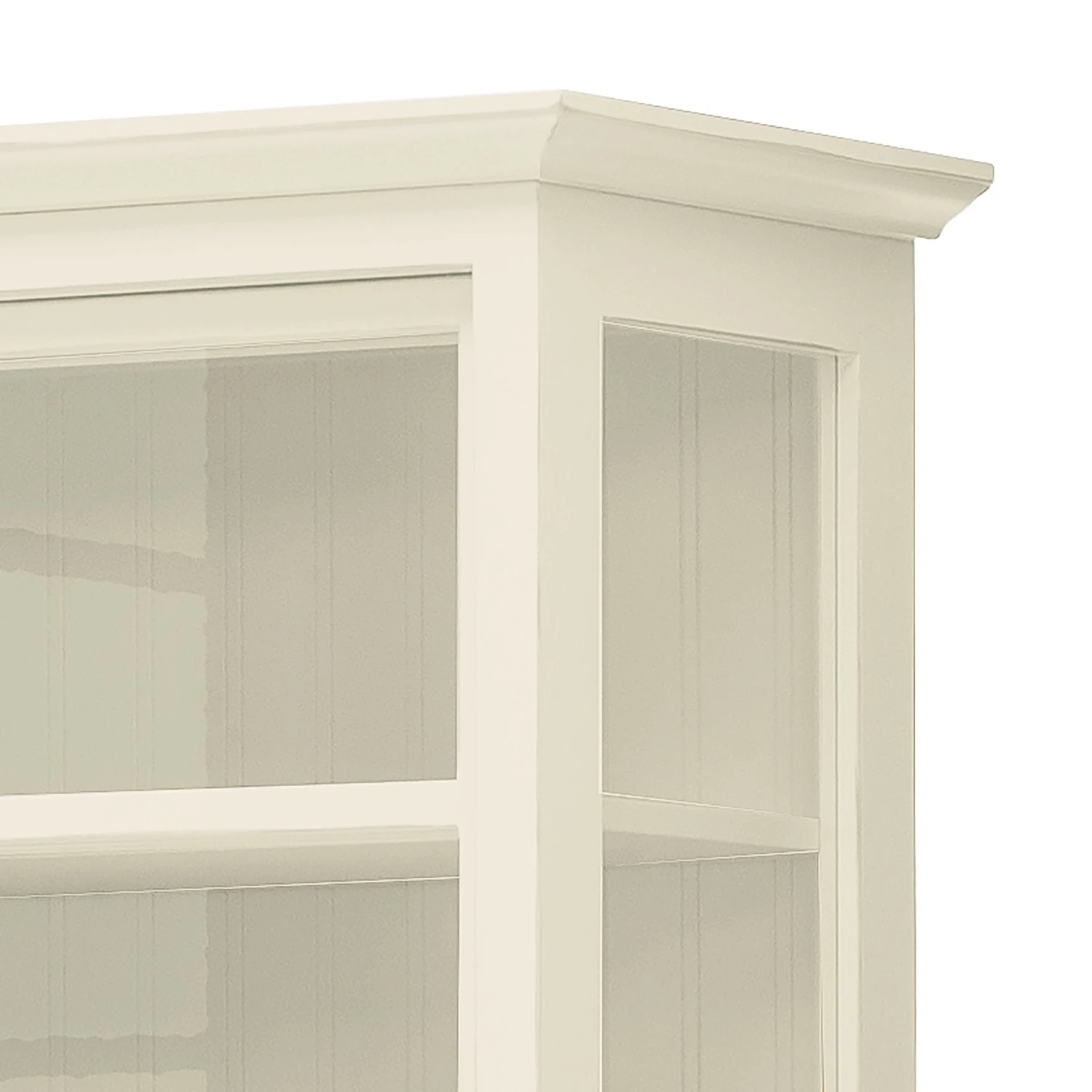 Maison Belfort Vitrinenschrank Azjana - Pinie weiß lackiert 5 Maison Belfort Vitrinenschrank Azjana - Pinie weiß lackiert – Bild 5