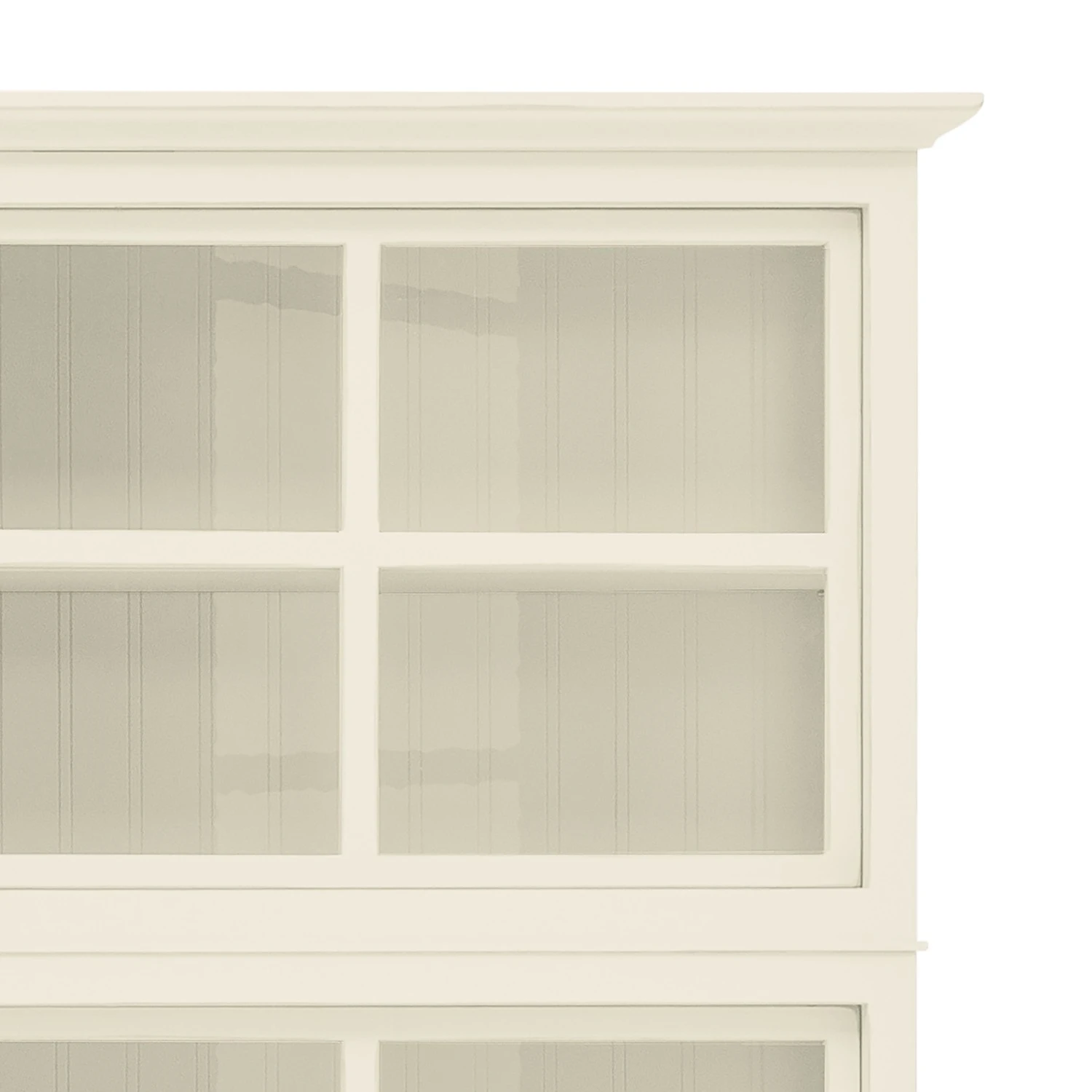 Maison Belfort Vitrinenschrank Azjana - Pinie weiß lackiert 6 Maison Belfort Vitrinenschrank Azjana - Pinie weiß lackiert – Bild 6