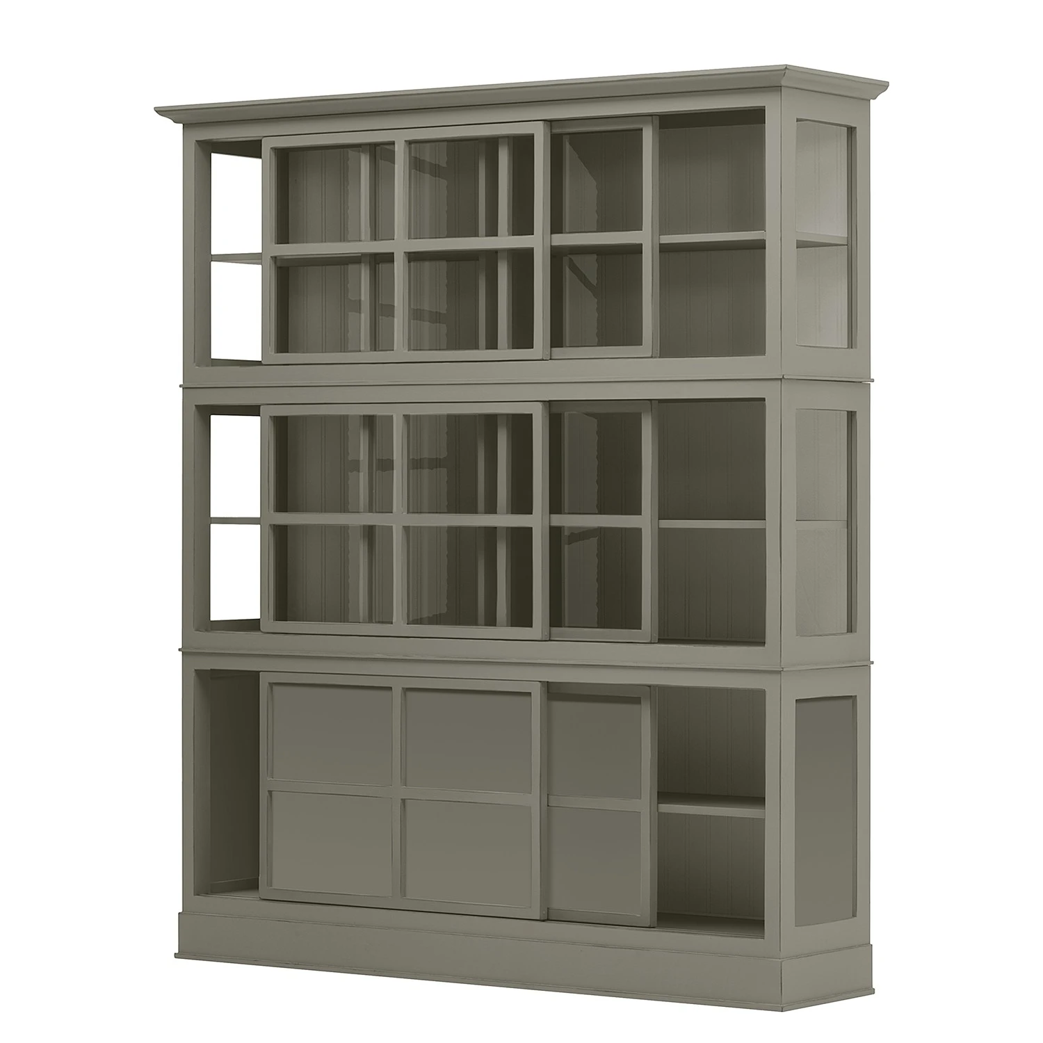 Maison Belfort Vitrinenschrank Azjana - Granit 2 Maison Belfort Vitrinenschrank Azjana - Granit – Bild 2