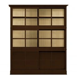 Maison Belfort Vitrinenschrank Azjana - Pinie Braun / Pinie Creme -Wohnzimmermöbel boutique en ligne 1000084383 201004 11502800575 DETAILS P000000001000084383