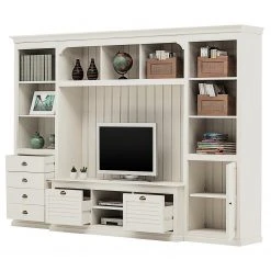 Ridgevalley TV-Wand Sollerön II - Pinie Weiß / Messing -Wohnzimmermöbel boutique en ligne 1000084447 220822 045 DETAILS P000000001000084447