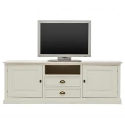 Ridgevalley TV-Lowboard Sollerön - Pinie Weiß / Messing -Wohnzimmermöbel boutique en ligne 1000084516 201004 12412401479 DETAILS P000000001000084516