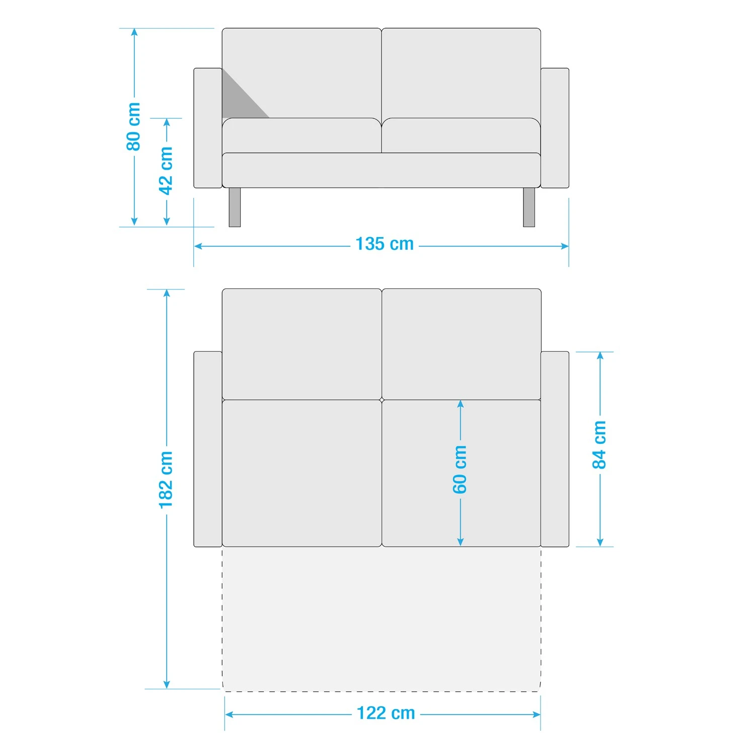 Mørteens Schlafsofa Morten - Webstoff Nims: Dunkelgrau 27 Mørteens Schlafsofa Morten - Webstoff Nims: Dunkelgrau – Bild 27