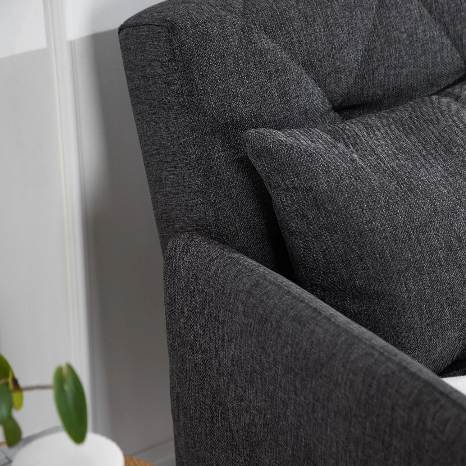 Mørteens Schlafsofa Morten - Webstoff Nims: Dunkelgrau 14 Mørteens Schlafsofa Morten - Webstoff Nims: Dunkelgrau – Bild 14