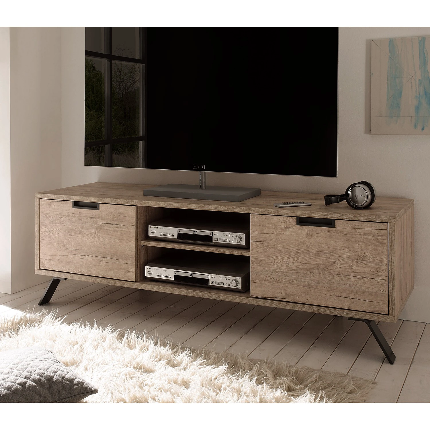 LC Spa TV-Lowboard Palma - Eiche Dekor 2 LC Spa TV-Lowboard Palma - Eiche Dekor – Bild 2