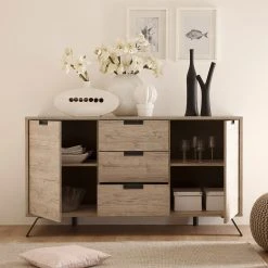 LC Spa Sideboard Palma I - Eiche Dekor -Wohnzimmermöbel boutique en ligne 1000091528 201029 08202000037 MOOD DETAILS P000000001000091528 mood