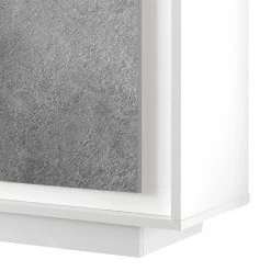 LC Spa Highboard Forenza - Beton Dekor / Weiß -Wohnzimmermöbel boutique en ligne 1000091561 201029 08242100107 DETAILS P000000001000091561