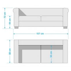 Sofa Torquay (2-Sitzer) - Braun 33 Sofa Torquay (2-Sitzer) - Braun -Wohnzimmermöbel boutique en ligne 1000094671 210312 15411400089 SKETCH DETAILS P000000001000094671 sketch