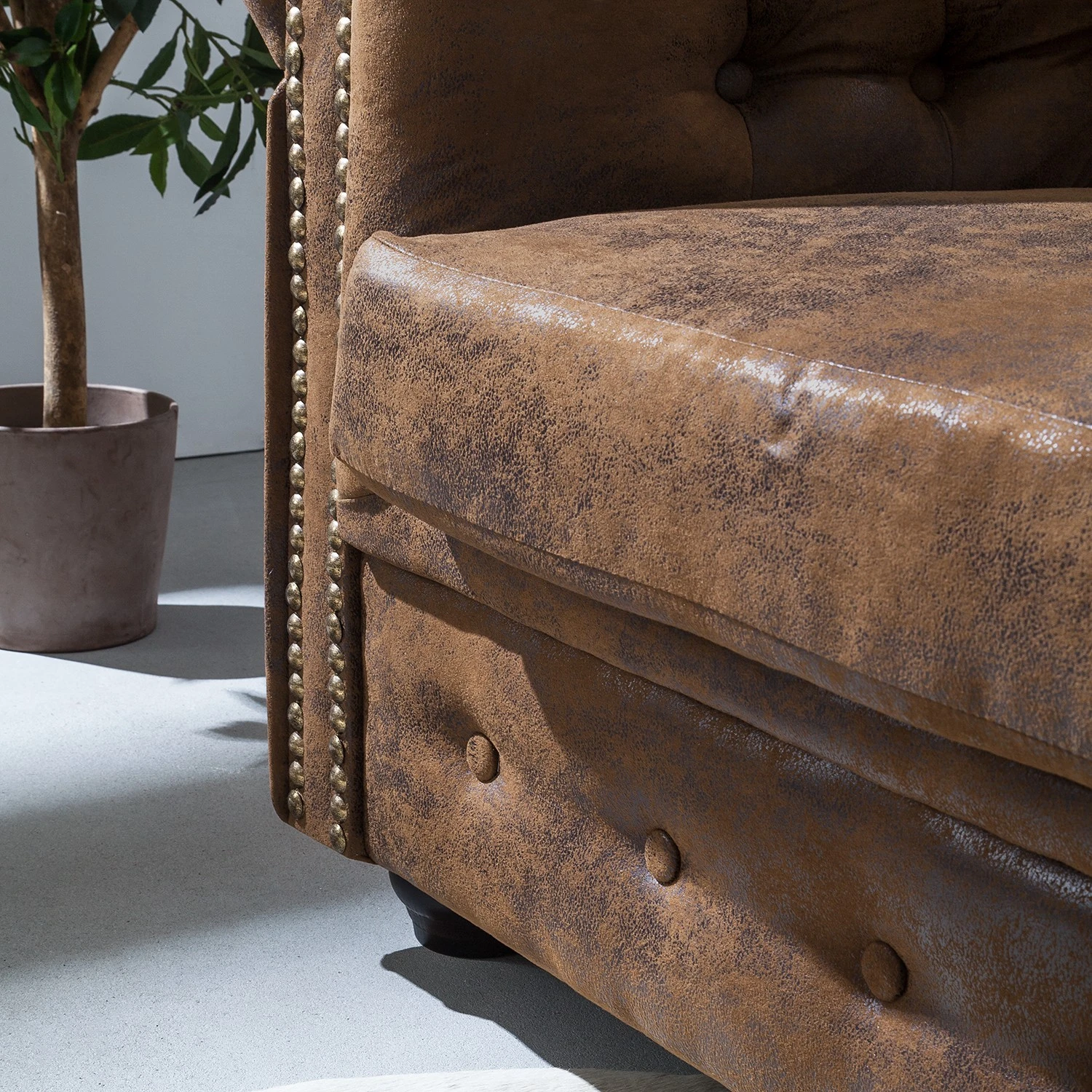 Sofa Torquay (2-Sitzer) - Braun 7 Sofa Torquay (2-Sitzer) - Braun – Bild 7