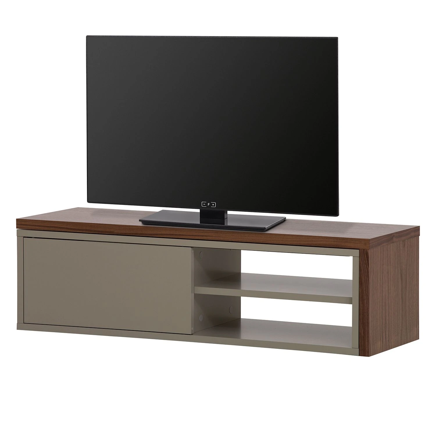 Temahome TV-Lowboard Echo - Grau / Walnuss 1 Temahome TV-Lowboard Echo - Grau / Walnuss