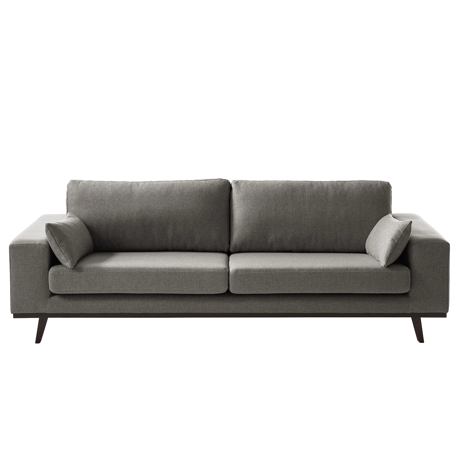 Mørteens Sofa Billund (3-Sitzer) Strukturstoff - Grau 3 Mørteens Sofa Billund (3-Sitzer) Strukturstoff - Grau – Bild 3