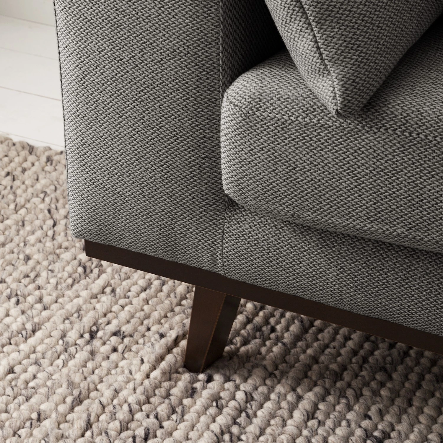 Mørteens Sofa Billund (3-Sitzer) Strukturstoff - Grau 10 Mørteens Sofa Billund (3-Sitzer) Strukturstoff - Grau – Bild 10