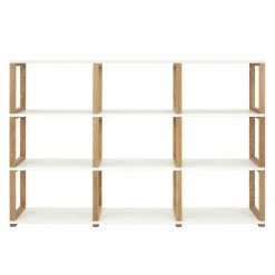 Tenzo Regal Art II - Eiche teilmassiv - Weiß - 9 7 Tenzo Regal Art II - Eiche teilmassiv - Weiß - 9 -Wohnzimmermöbel boutique en ligne 1000097679 200527 07384000228 DETAILS P000000001000097679