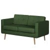 Norrwood Sofa Croom I (2-Sitzer) - Webstoff Polia: Antikgrün