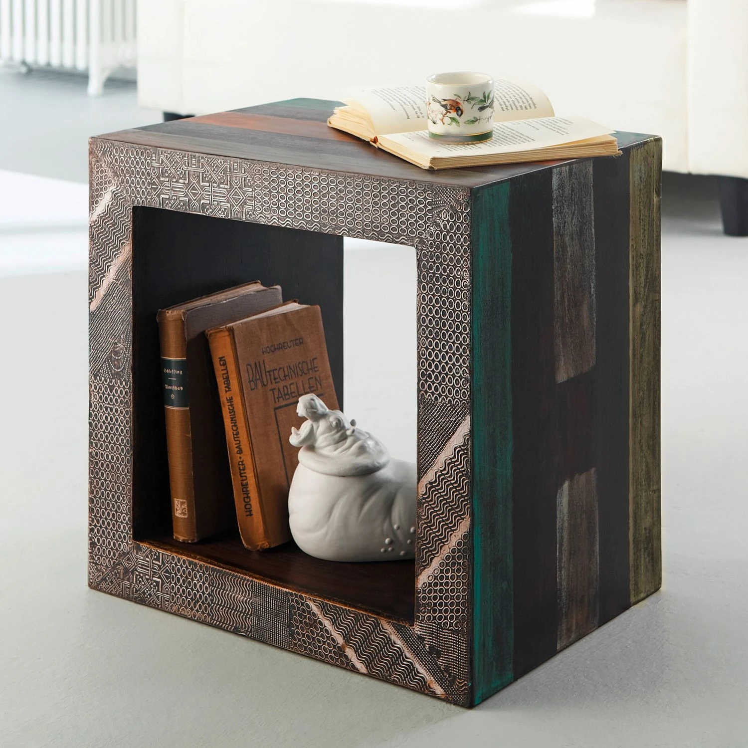 Wolf-Möbel Beistelltisch Goa II - Mango teilmassiv - Mango Dunkelbraun 2 Wolf-Möbel Beistelltisch Goa II - Mango teilmassiv - Mango Dunkelbraun – Bild 2