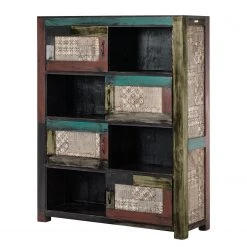 Wolf-Möbel Regal Goa I - Mango teilmassiv - Mango Dunkelbraun