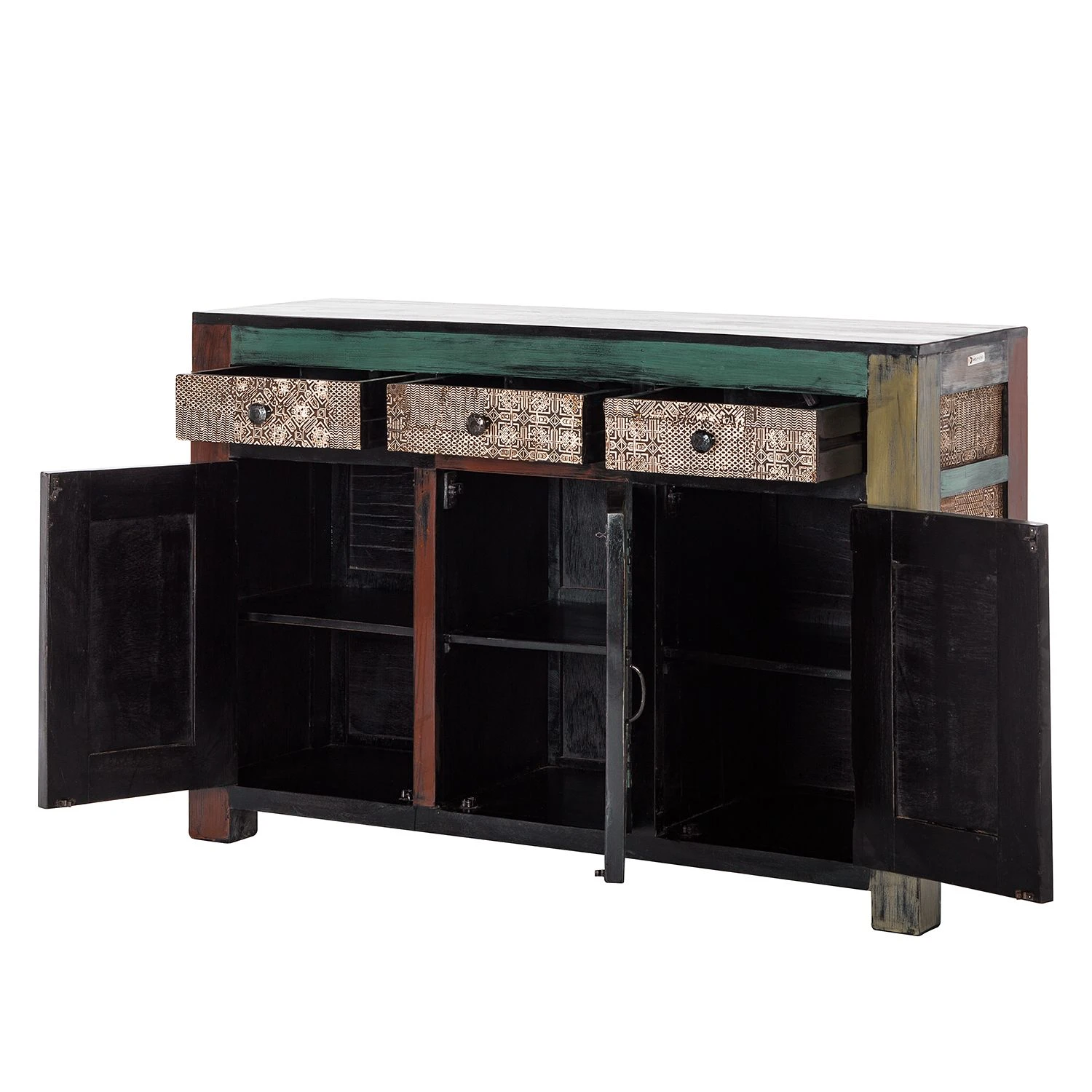 Wolf-Möbel Sideboard Goa I - Mango teilmassiv - Mango Dunkelbraun 6 Wolf-Möbel Sideboard Goa I - Mango teilmassiv - Mango Dunkelbraun – Bild 6