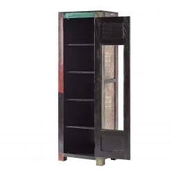 Wolf-Möbel Standvitrine Goa I - Mango teilmassiv - Mango Dunkelbraun -Wohnzimmermöbel boutique en ligne 1000104038 191106 09425300008 DETAILS P000000001000104038