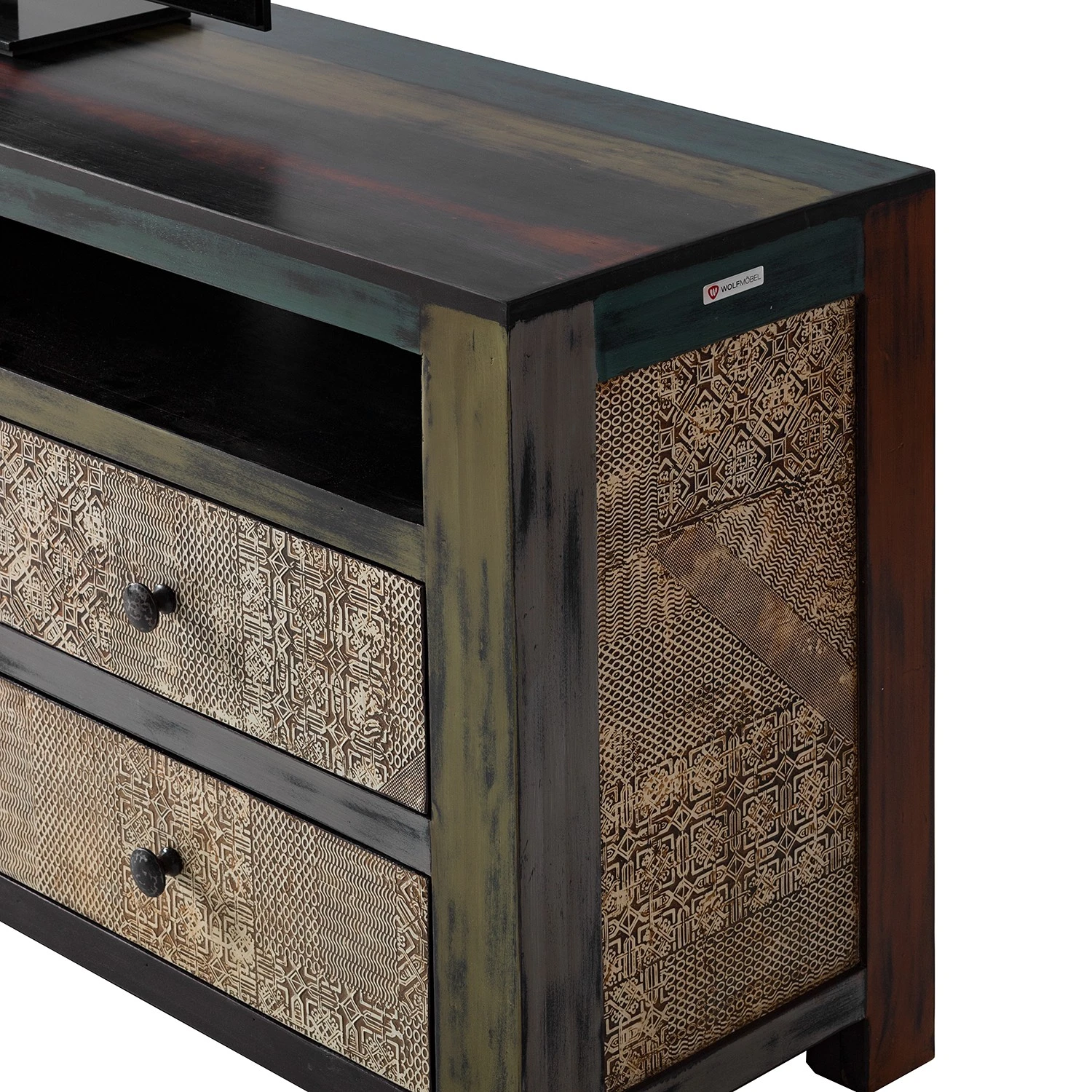 Wolf-Möbel TV-Lowboard Goa III - Mango teilmassiv - Mango Dunkelbraun 7 Wolf-Möbel TV-Lowboard Goa III - Mango teilmassiv - Mango Dunkelbraun – Bild 7