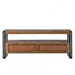 Wolf-Möbel TV-Lowboard Iron - Mango massiv / Eisen -Wohnzimmermöbel boutique en ligne 1000104115 190930 13342100038 DETAILS P000000001000104115