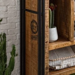 Wolf-Möbel Regal Iron II - Mango massiv / Eisen -Wohnzimmermöbel boutique en ligne 1000104117 191024 17544700029 MOOD DETAILS P000000001000104117 mood