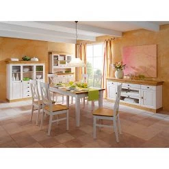 Maison Belfort Sideboard Bergen II - Kiefer massiv - Kiefer Weiß / Kiefer Laugenfarbig -Wohnzimmermöbel boutique en ligne 1000104255 211122 083202000111 MOOD DETAILS P000000001000104255 mood