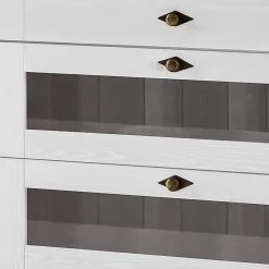 Maison Belfort Sideboard Bergen II - Kiefer massiv - Kiefer Weiß / Kiefer Laugenfarbig -Wohnzimmermöbel boutique en ligne 1000104255 211122 083202000142 DETAILS P000000001000104255