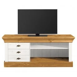 Maison Belfort Wohnwand Bergen (3-teilig) - Kiefer Weiß / Kiefer Laugenfarbig -Wohnzimmermöbel boutique en ligne 1000104421 211122 083215001015 DETAILS P000000001000104421