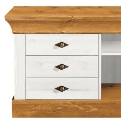 Maison Belfort Wohnwand Bergen (3-teilig) - Kiefer Weiß / Kiefer Laugenfarbig -Wohnzimmermöbel boutique en ligne 1000104421 211122 083215001026 DETAILS P000000001000104421