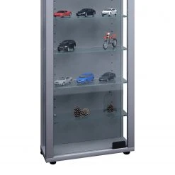 VCM Standvitrine Stano (inkl. Beleuchtung) - Silber -Wohnzimmermöbel boutique en ligne 1000113464 210903 06462500004 DETAILS P000000001000113464