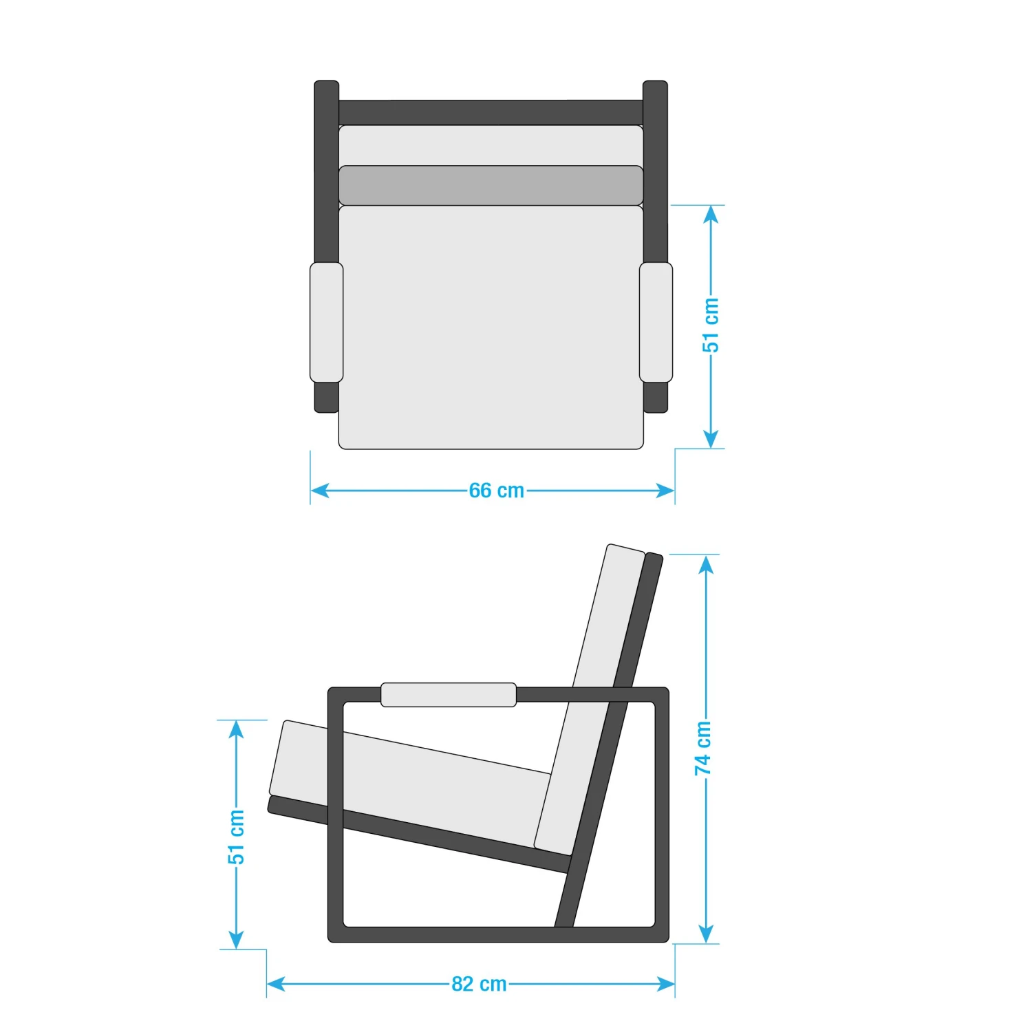 Ars manufacti Sessel Manchester IV - Grau 10 Ars manufacti Sessel Manchester IV - Grau – Bild 10