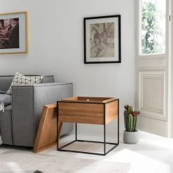 Studio Copenhagen Beistelltisch Cubus I - Eiche Massiv / Metall - Eiche -Wohnzimmermöbel boutique en ligne 1000114081 190417 14473300021 MOOD GALLERYIMAGES P000000001000114081 mood