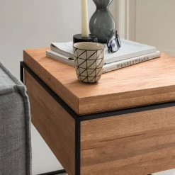 Studio Copenhagen Beistelltisch Cubus I - Eiche Massiv / Metall - Eiche -Wohnzimmermöbel boutique en ligne 1000114081 190417 14473400028 GALLERYIMAGES P000000001000114081