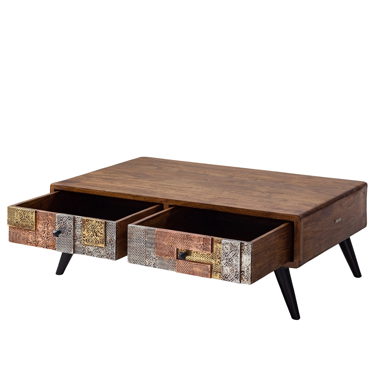 Wolf-Möbel Couchtisch Orient - Akazie massiv / Metall - Mehrfarbig 8 Wolf-Möbel Couchtisch Orient - Akazie massiv / Metall - Mehrfarbig – Bild 8