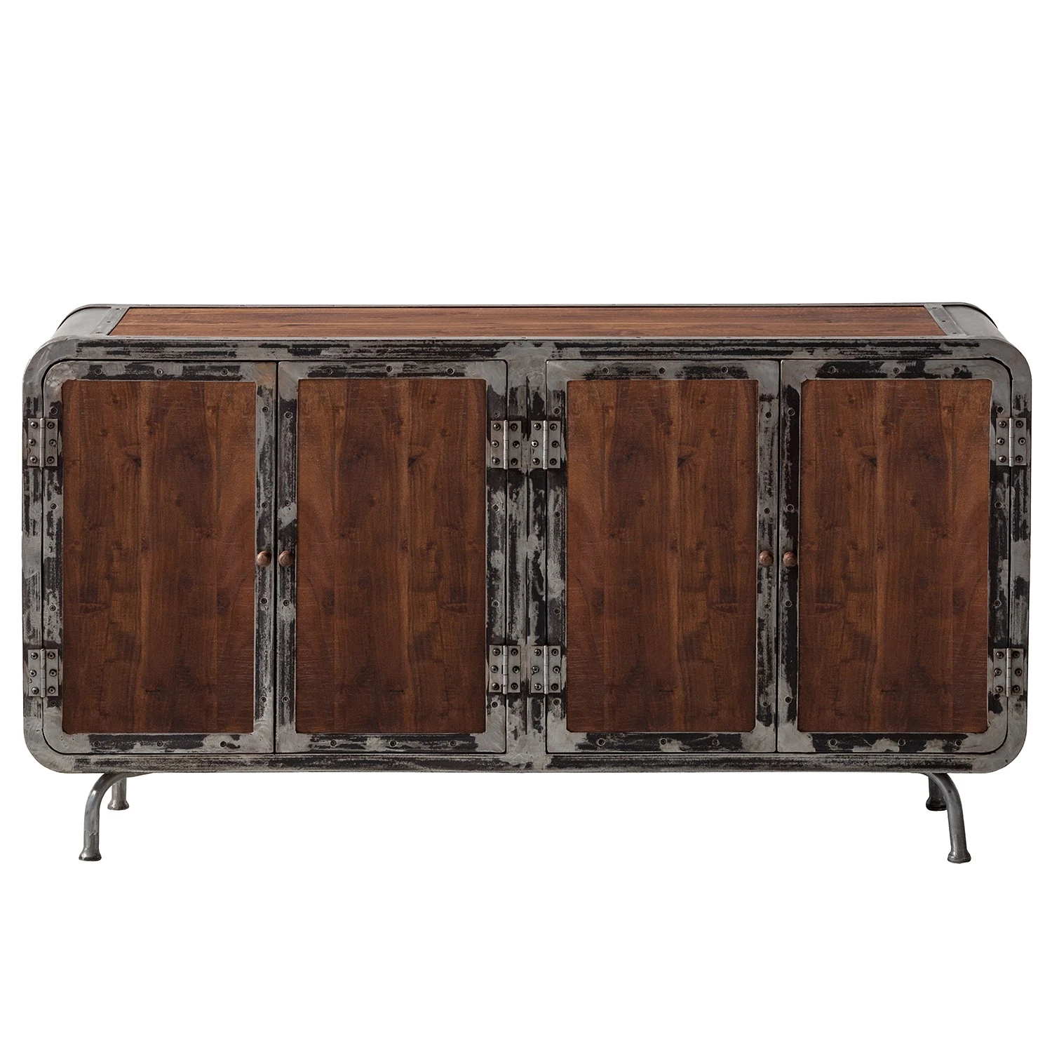 Ars manufacti Sideboard Wharton II - Akazie teilmassiv / Stahl 5 Ars manufacti Sideboard Wharton II - Akazie teilmassiv / Stahl – Bild 5