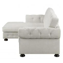 Velvet Studio Ecksofa Marau - Kies - Longchair davorstehend links -Wohnzimmermöbel boutique en ligne 1000115661 200728 11055700005 DETAILS P000000001000115661