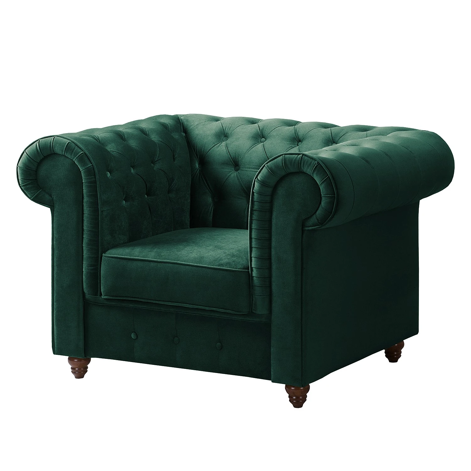 Maison Belfort Chesterfield Sessel Pintano - Antikgrün 1 Maison Belfort Chesterfield Sessel Pintano - Antikgrün